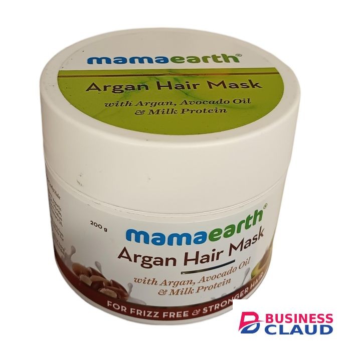 Mama Earth ARGAN HAIR MASK With Avocado Oil Milk Protein FRIZZ FREE HAIR STRONGER