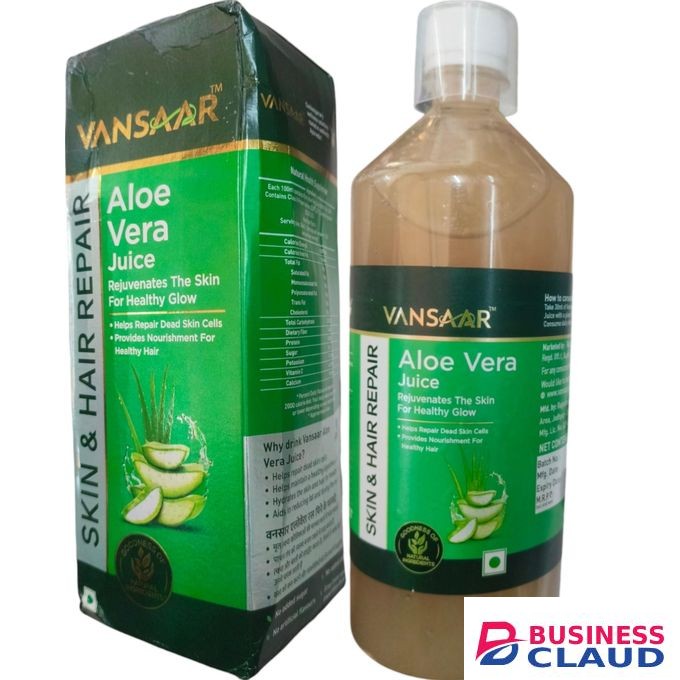 Baidyanath VANSAAR Skin & Hair Repair Aloe Vera Juice From Capsules Healthy Skin Glow