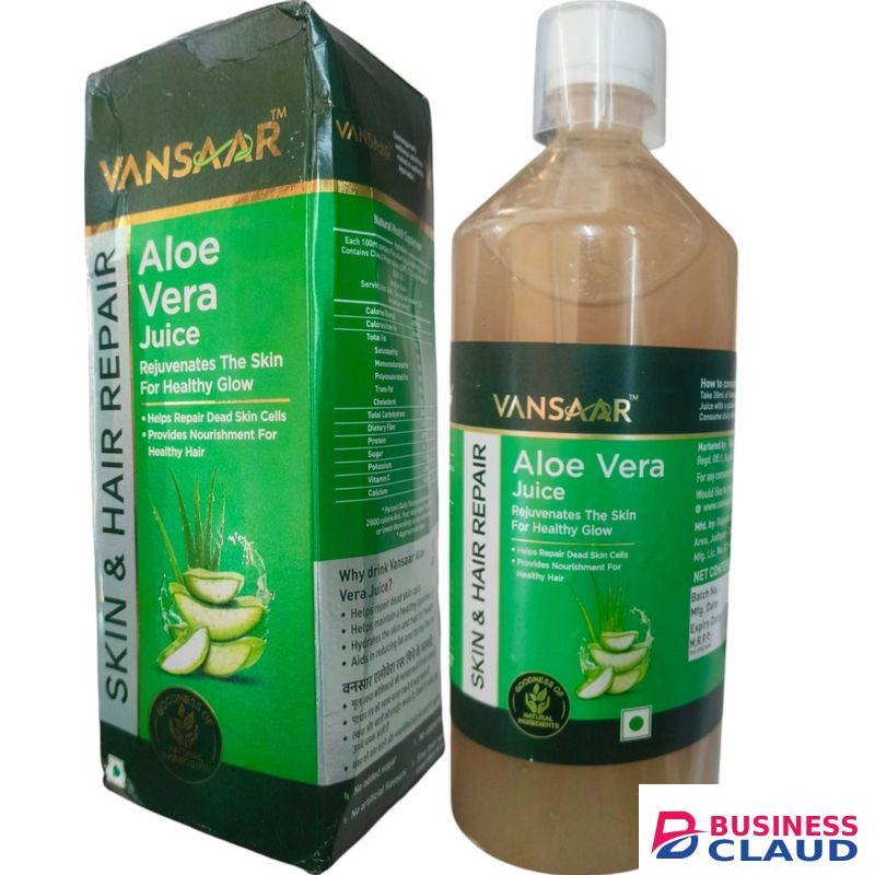 Baidyanath VANSAAR Skin & Hair Repair Aloe Vera Juice From Capsules Healthy Skin Glow