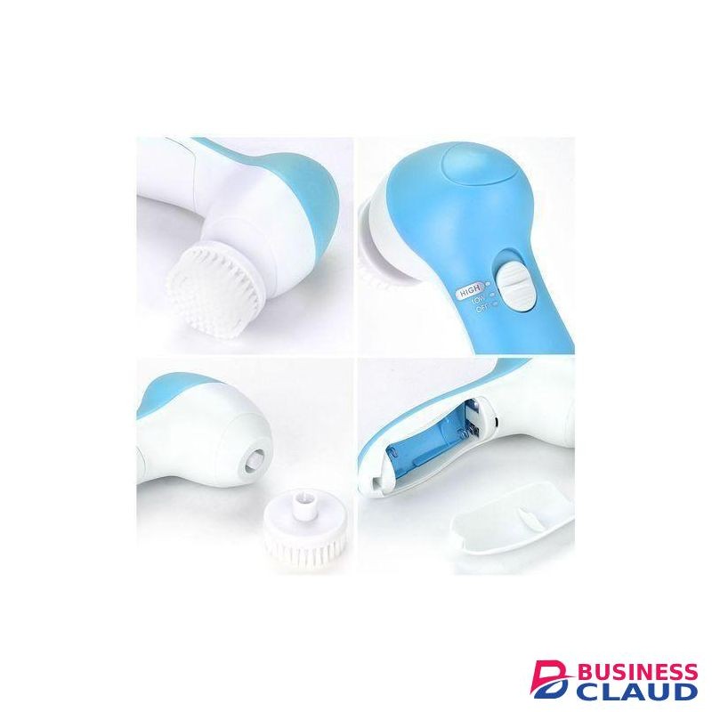 5in1 Electric Waterproof Facial Cleansing Brush Massager