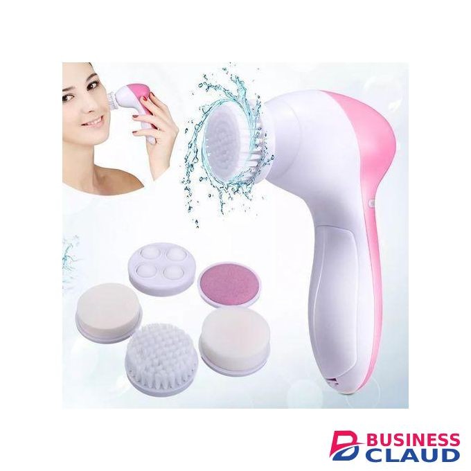 5in1 Electric Waterproof Facial Cleansing Brush Massager