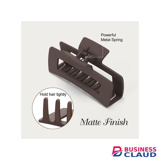 Flushrenic Hair Claw Clips,4.3 Inch Large Hair Claw Clips,and 2 Styles 3 Colors.