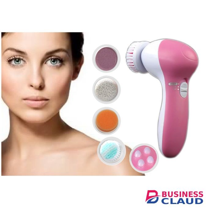 5-in-1 Electric Wash Face Machine Facial Pore Cleaner Body Cleaning Massage Tool