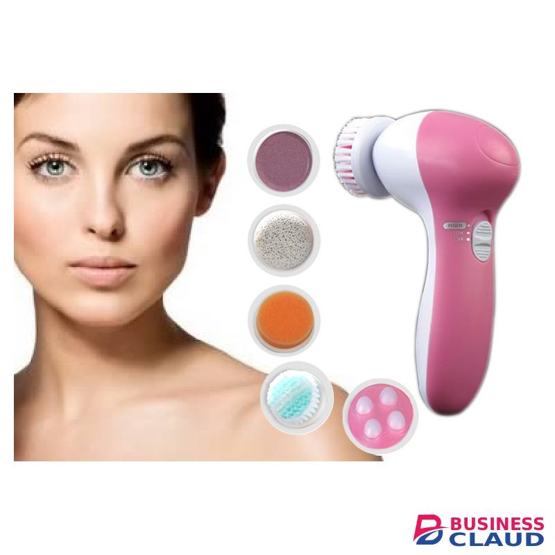 5-in-1 Electric Wash Face Machine Facial Pore Cleaner Body Cleaning Massage Tool