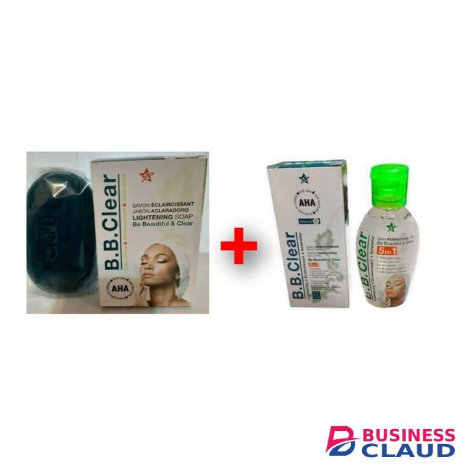 BB Clear Lightening Unifying Oil and soap