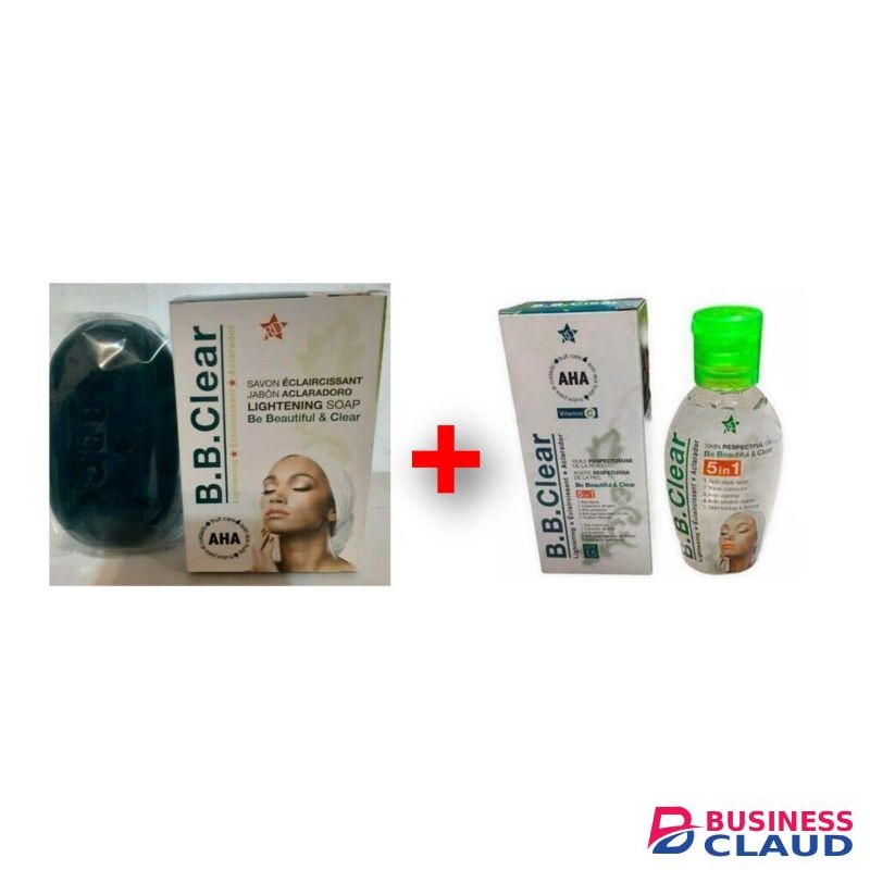 BB Clear Lightening Unifying Oil and soap