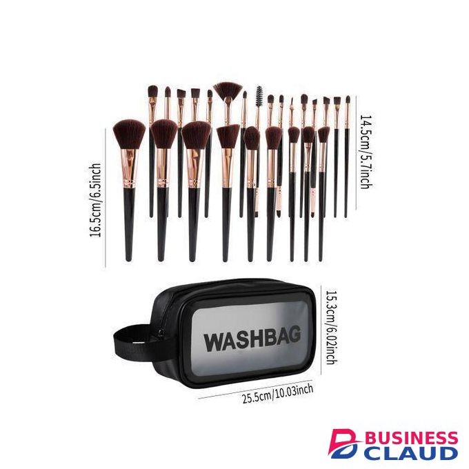 47-piece Makeup Tool Set With Cosmetic Bag