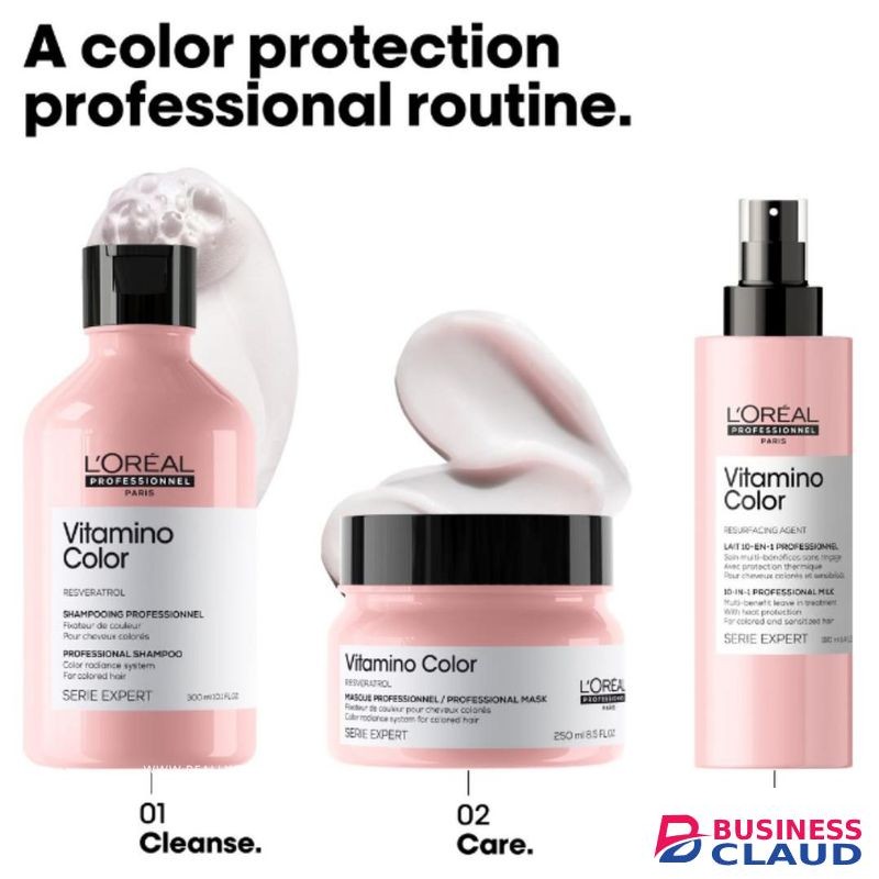 L'Oréal professionnel Paris Vitamino Color Shampoo - Protects & Preserves Hair Color, Prevents Damage, Adds Vibrancy & Enhances Shine 500ml