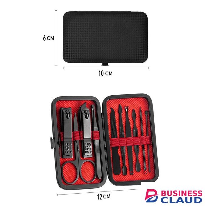 10 pcs Manicure Stainless Steel Pedicure Kit Nail Scissors