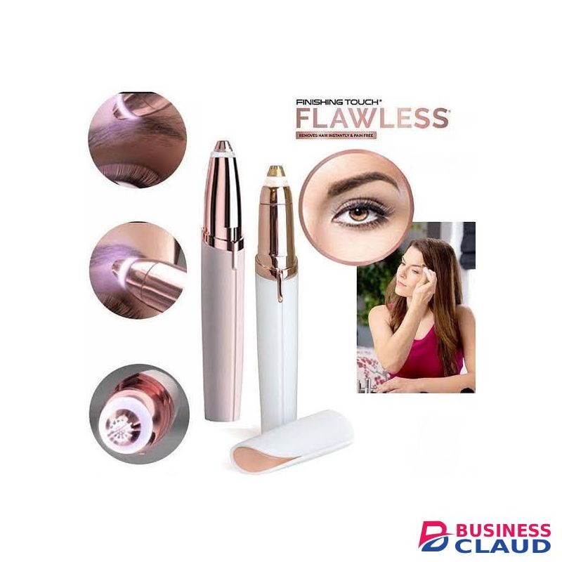 Battery powered Flawless brows trimmer Gentle on all skin types inbuilt light