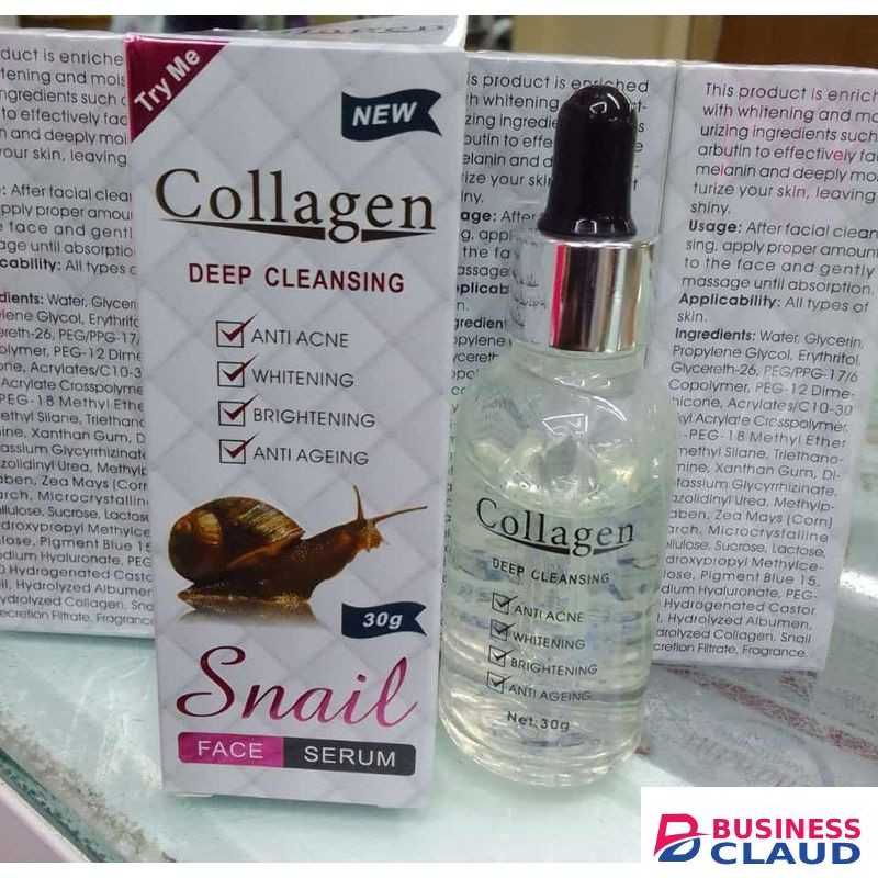 Collagen Snail Face Serum , Whitening, Brightening,Anti -Acne and Anti-aging