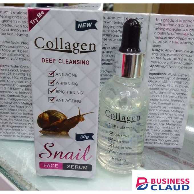 Collagen Snail Face Serum , Whitening, Brightening,Anti -Acne and Anti-aging