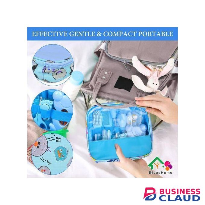 Baby Health And Beauty Set, Newborn Supplies Baby Care Set, Blue