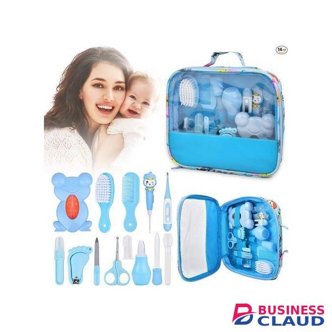 Baby Health And Beauty Set, Newborn Supplies Baby Care Set, Blue