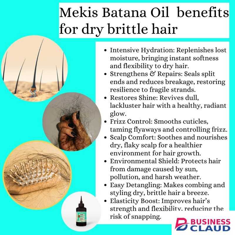 Mekis Batana Oil - Intensive Hydration,Strengthens & Repairs,Frizz Control