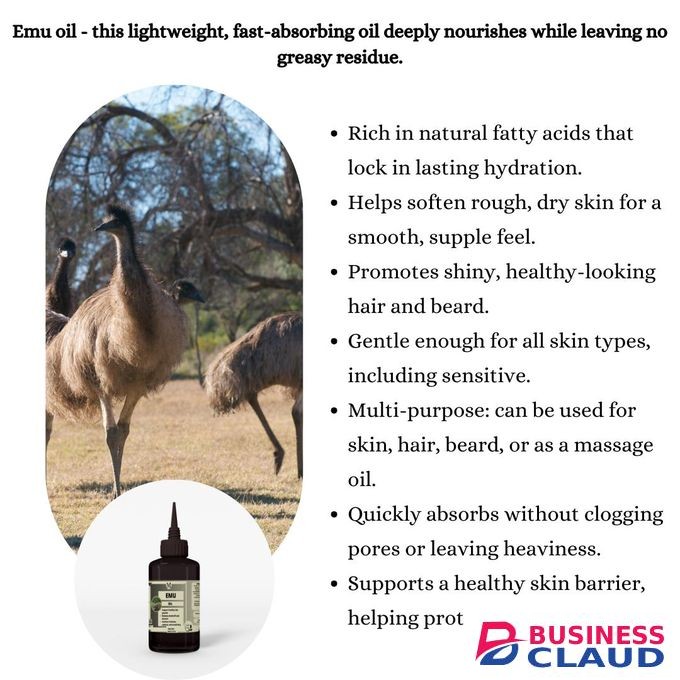 Mekis Emu Oil - Lock in lasting hydration,soften rough, dry skin for a smooth