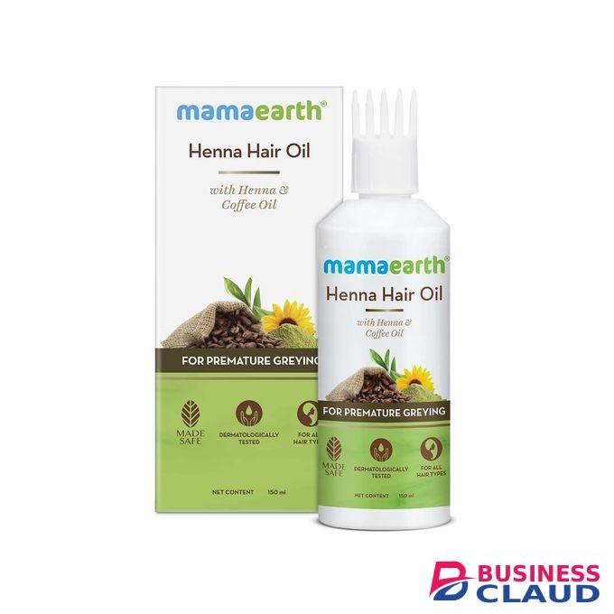 Mama Earth Henna Hair Oil with Henna & Coffee Oil