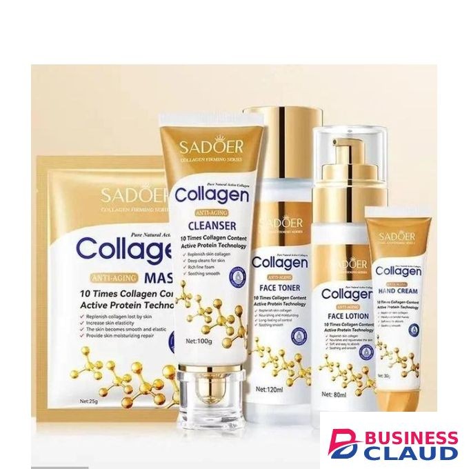 SADOER COLLAGEN GLOWING SKINCARE SET/SKINCARE ROUTINE BASICS