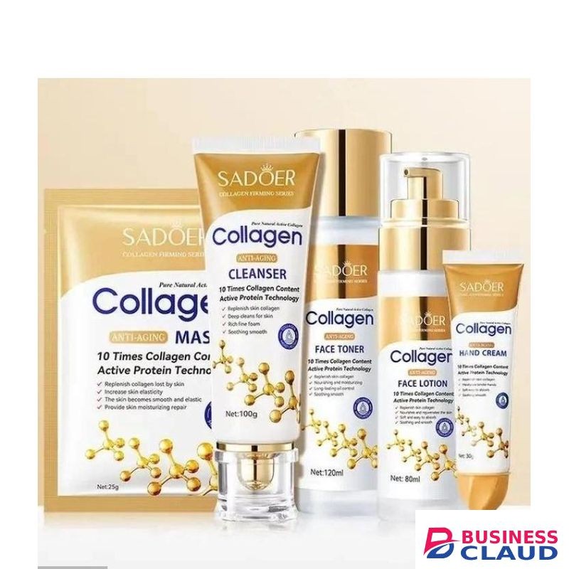 SADOER COLLAGEN GLOWING SKINCARE SET/SKINCARE ROUTINE BASICS