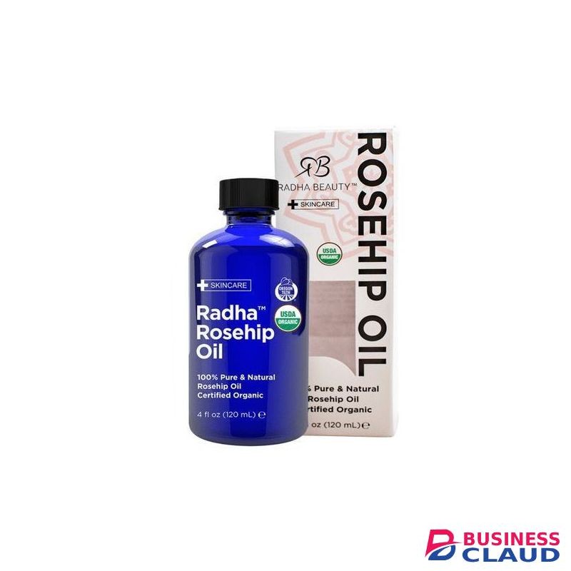Radha Beauty Organic Rosehip Oil -Anti-Aging, Healthy Hair Acne Scars Wrinkle