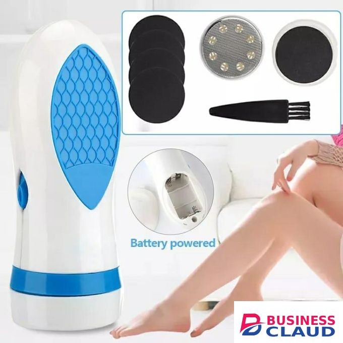 New Beauty Foot Care Pedi Spin Electric Calluses Massager,Electric Foot Callus Remover & Pedicure Kit - Battery Powered Dead Skin Exfoliator with Roller Heads,Foot Exfoliator Machine.
