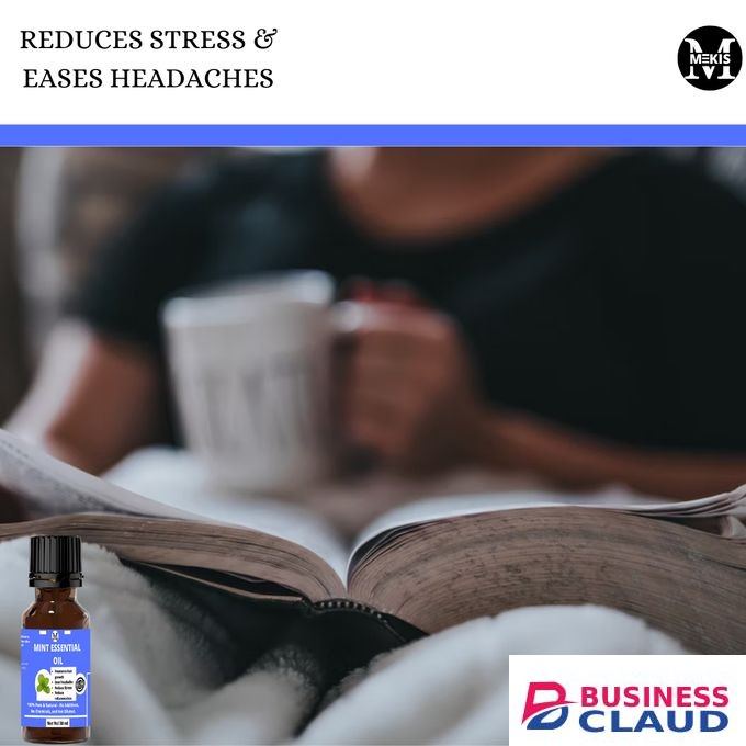Mekis Mint Essential Oil - Treat Acne,Headache And Strengthen Hair