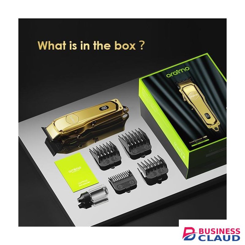 Oraimo Smart Clipper 2 Professional Hair Clipper Rechargeable Gold 365-day Warranty