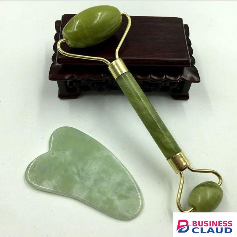 Facial Roller Dual Head Jade Face Lifting Neck Body Skin A