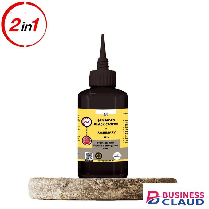Mekis Jamaican Black Castor & Rosemary Oil–Promotes Hair Growth And Prevent Greying Of Hair