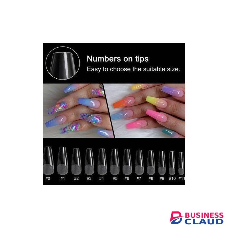 600 Pieces/Box Manicure Nails, False Nail Covers, Manicure Tools, Nail Salon