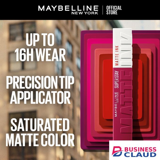 Maybelline Super Stay Matte Ink Liquid Lipstick, Shade: 325 Shot Caller, Long Lasting High Impact Color, Matte Finish Lipstick, up to 16H Wear, 5ml