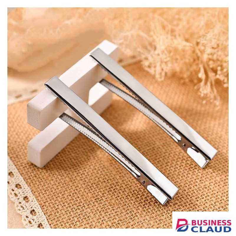 12pcs Metal Alligator Hair Clips Girl's DIY Hair Clips 8cm