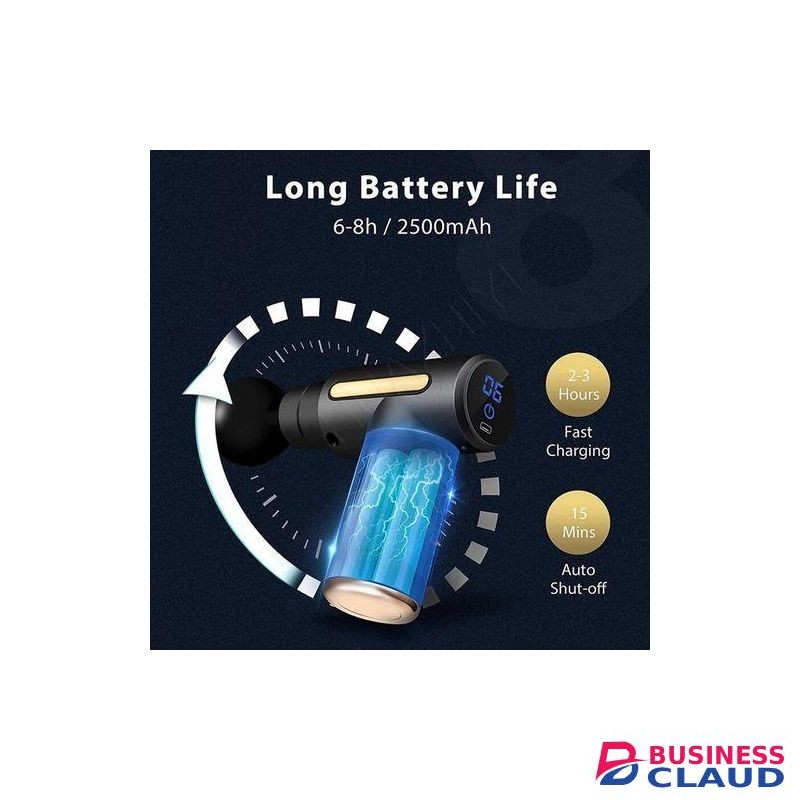 6 Speed LCD Touch Screen Fascia Electric Massager
