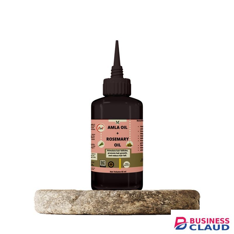 Mekis Amla Rosemary Oil- Stimulates Hair Growth, Strengthens strands, Reducing thinning and promoting volume.