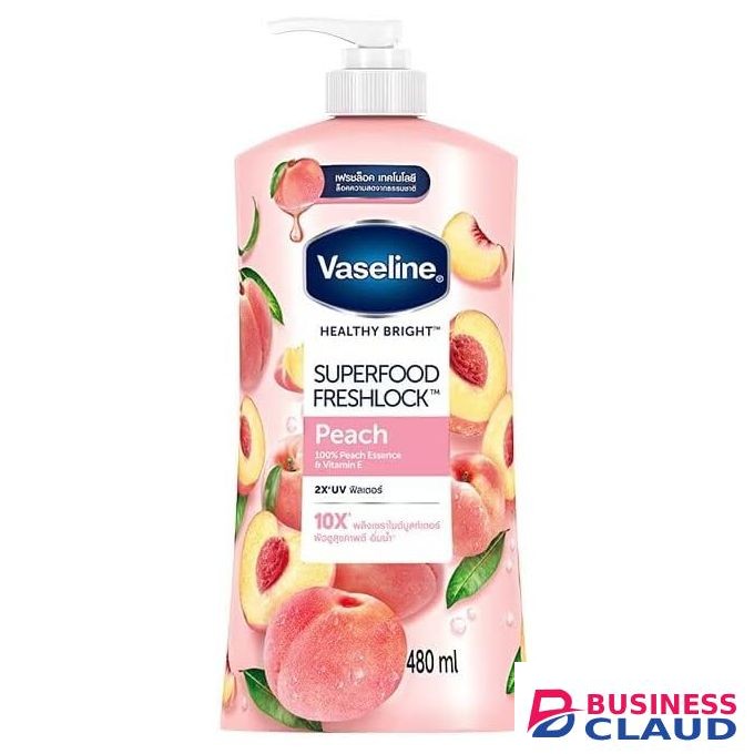 Vaseline Superfood Freshlock Lotion - Peach 320ml