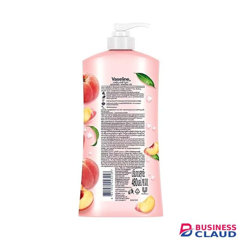 Vaseline Superfood Freshlock Lotion - Peach 320ml