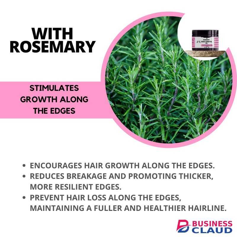 Mekis Edge Control Gel With Rosemary- 75g,Extra Firm Hold, Non-Greasy Formula, Long-Lasting Stimulates growth along the edge