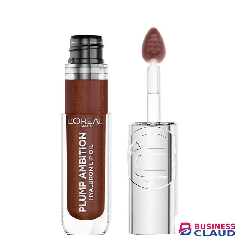 L'Oréal Paris Plump Ambition Hyaluron Lip Oil, Shade: 510 La Nuit Sparkle, 24 HR Lip Gloss with Hyaluronic Acid, Volumizing Formula with Glass-Like Shine, 5ml