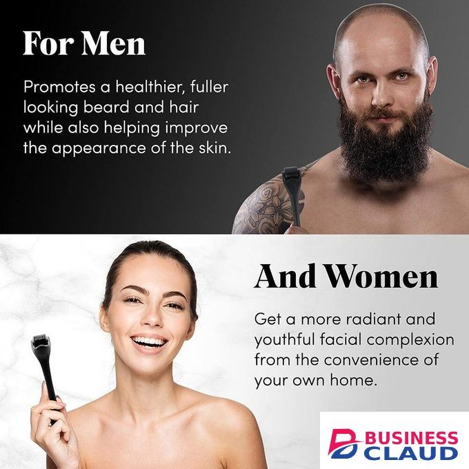 Roller microneedling device for scar removal and hair regrowth
