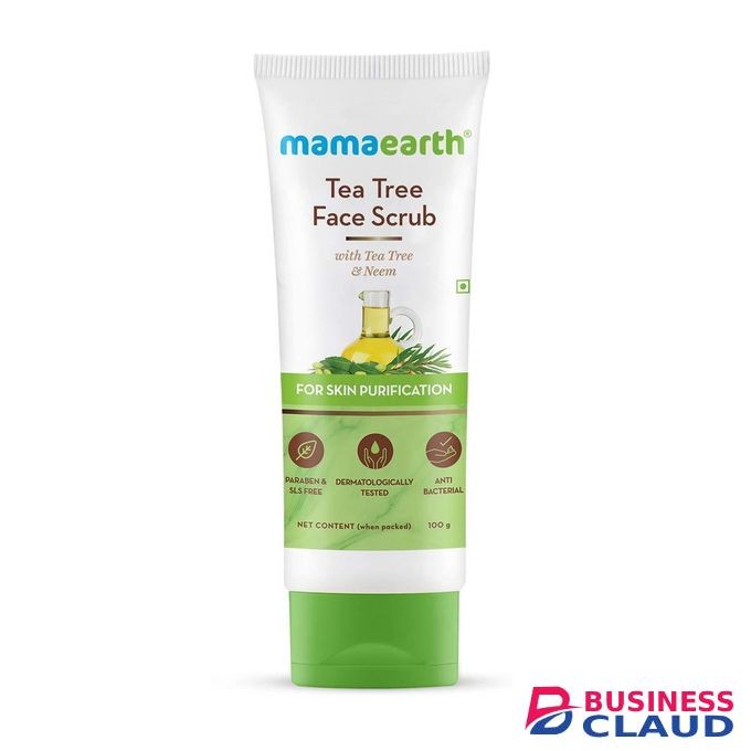 Mama Earth Tea Tree & Neem Face Scrub for Skin Purification