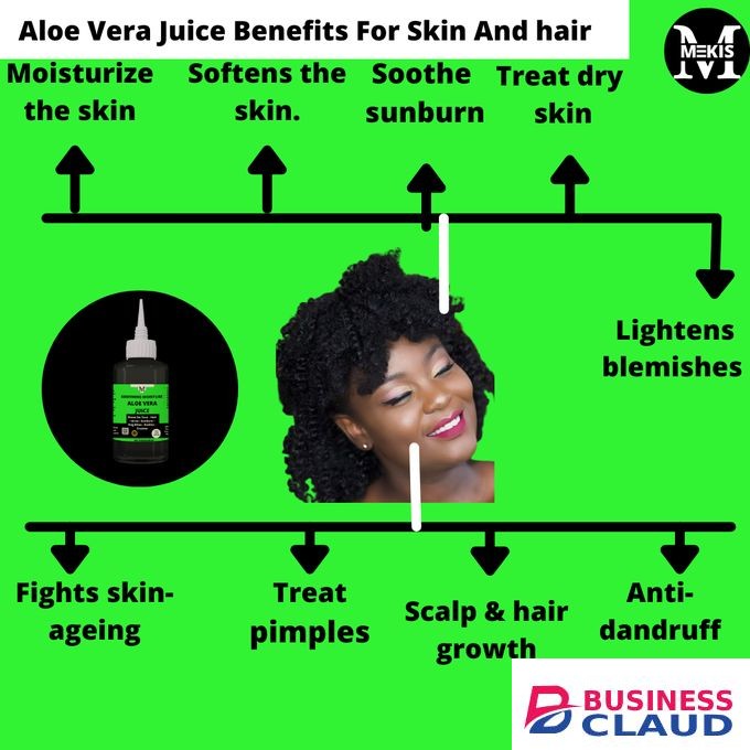 Mekis Sodium Bentonite Clay + Aloe Vera Juice Combo–For Oily,Acne Skin