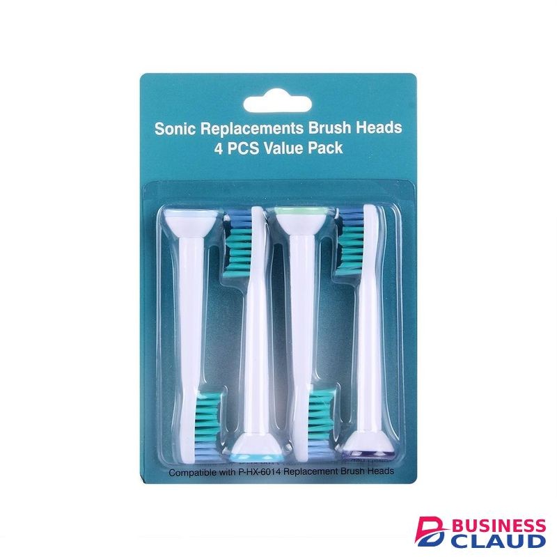 4 PCS Replacement Brush Heads for Philips Electric Toothbrush - White
