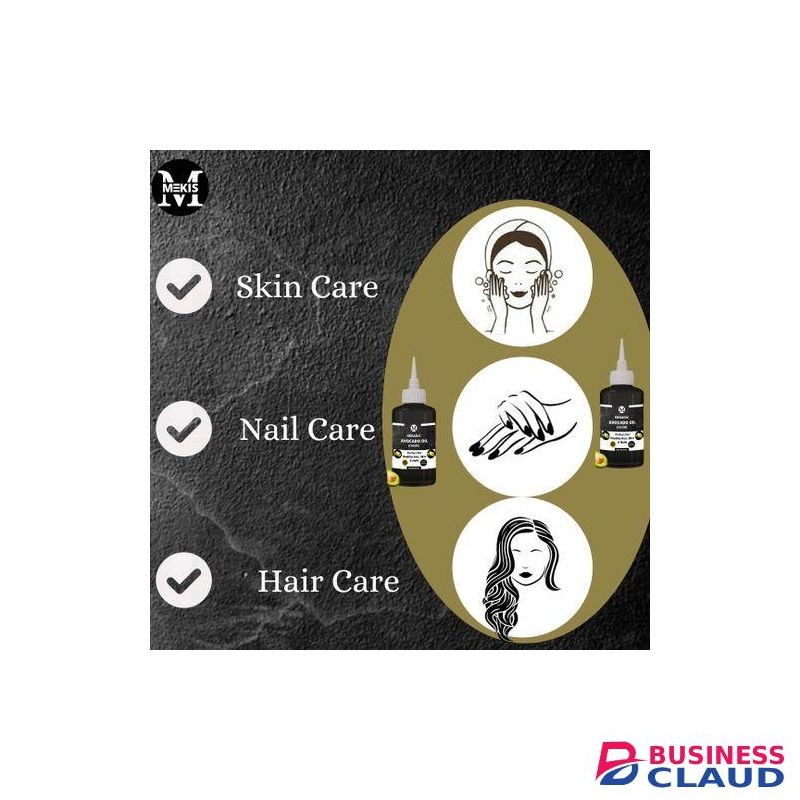 Mekis 100% Avocado Oil(Crude)-60ml,Support Softer,Smoother Skin,Promote Hair Growth & Collagen Production