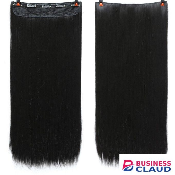 SXCHEN Women's 5-Clip Long Straight Hair Clip-In Synthetic Hair Extensions