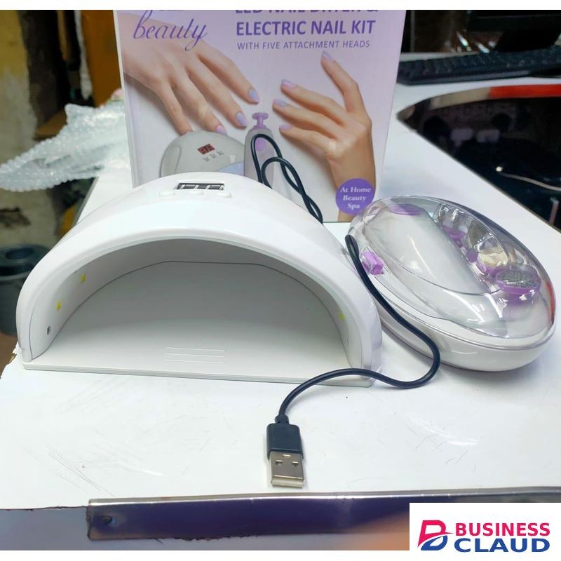 2 in 1 led nail dryer and Electric nail kit,Electric Manicure Pedicure Kit, Nail Drill Machine & Dryer, Nail Art Tools Set.