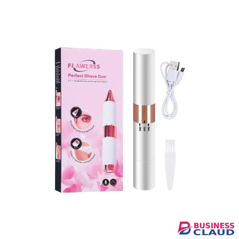 Rechargeable Flawless Duo Perfect Shaver 2in1 For Eye Brows Body
