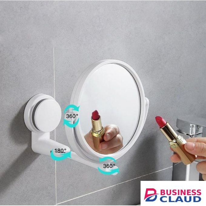 360 Rotation Suction Cup Bathroom Mirror Adjustable Makeup Mirror
