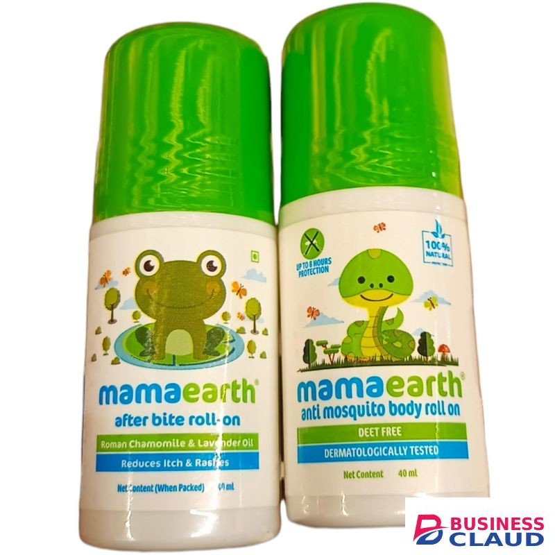 Mama Earth After Bite + Anti Mosquito Roll-On CHAMOMILE LAVENDER ITCHINESS RASHES jm