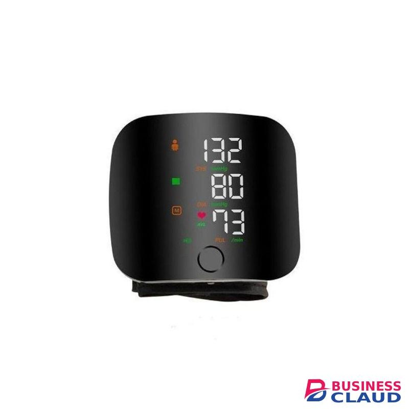 USB Rechargeable Voice Digital Wrist BP Pulse Vascular Blood Pressure Monitor Heartbeat