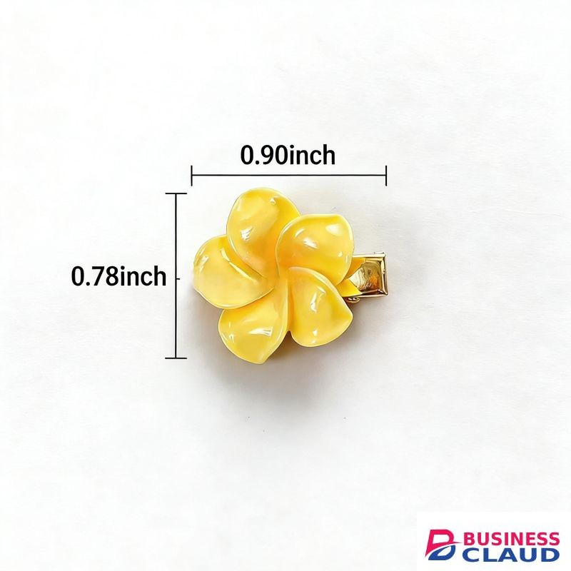 6 Pcs Flower Hairclip